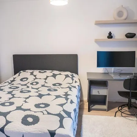 Two-room Flat With Sauna, Glazed Balcony And Free Parking Lot Apartment *