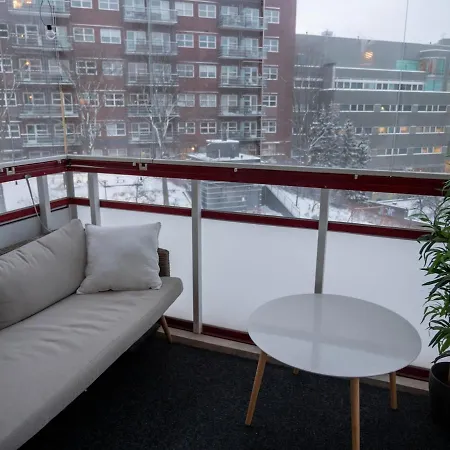 Two-room Flat With Sauna, Glazed Balcony And Free Parking Lot